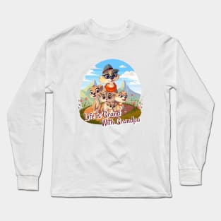 Life is Grand with Grandpa Long Sleeve T-Shirt